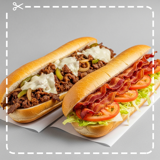 Two 12" Whole Subs