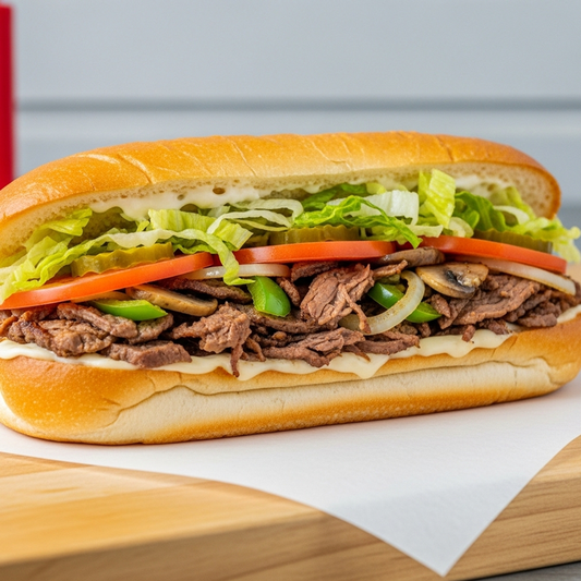 Green Pepper Cheesesteak