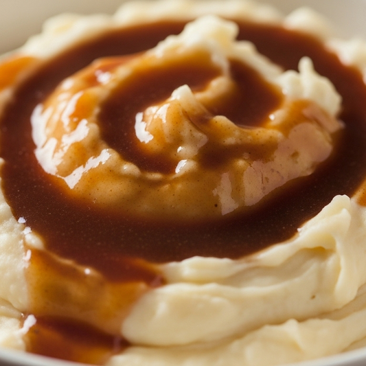 Mashed Potatoes with Gravy