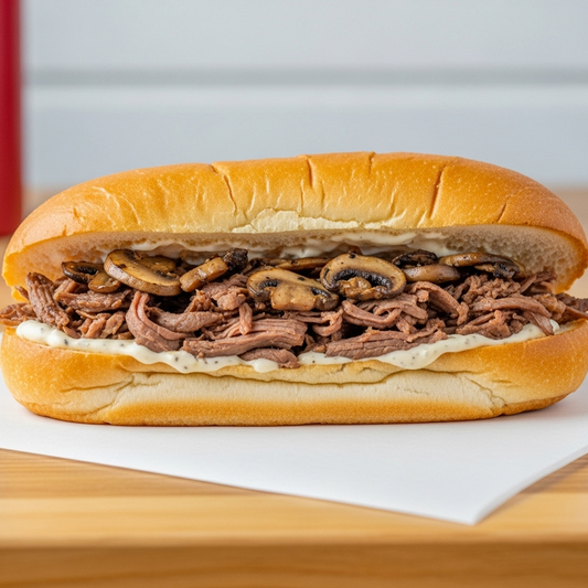 Mushroom Cheesesteak