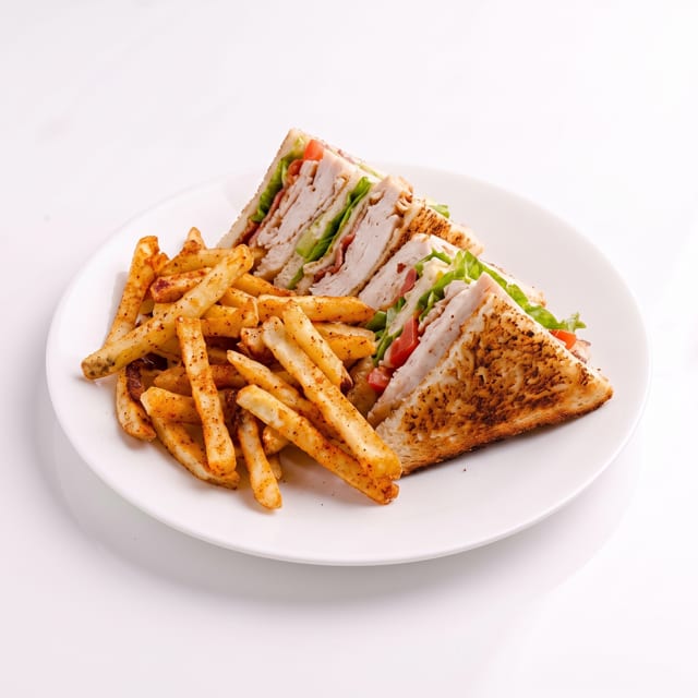 Triple Decker Club Sandwich.