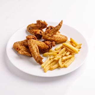 Wings with Fries