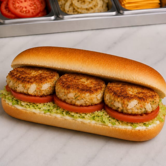 Maryland Crab Cake Submarine.