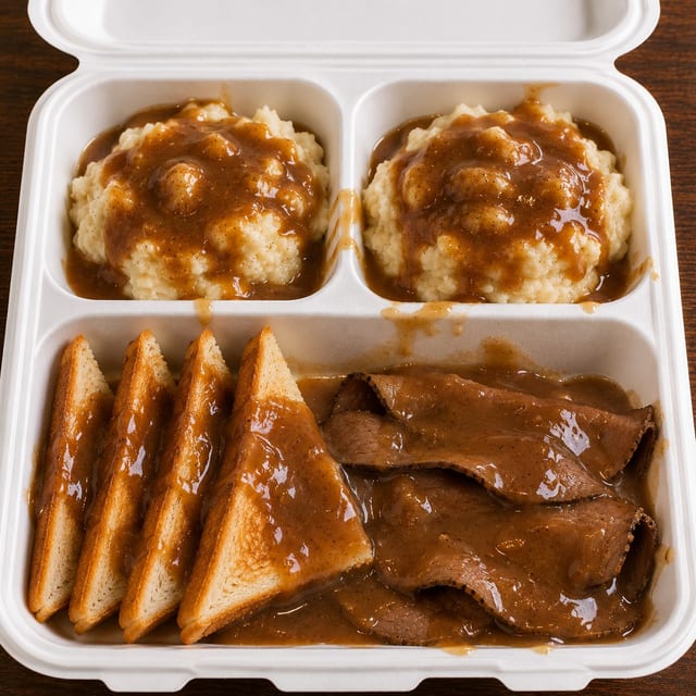 Hot Roast Beef Platter.