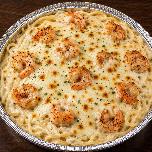 Shrimp Alfredo Pasta.