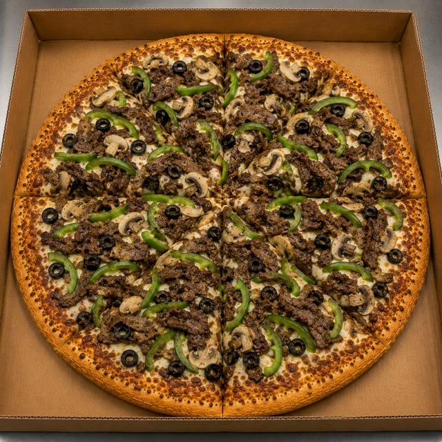 Original Philly Style Pizza.