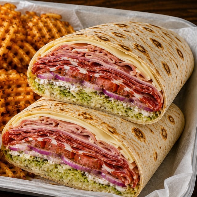Italian Cold Cut Wrap.