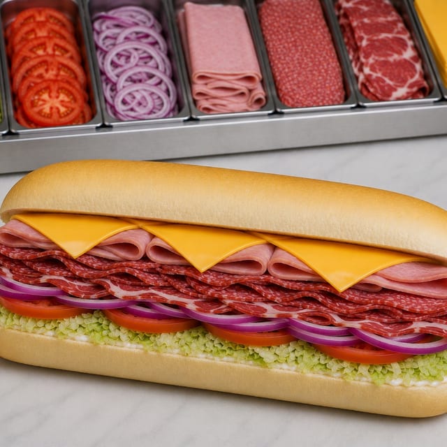 American Cold Cut Submarine.