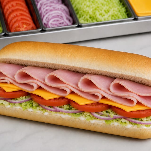 Ham & Cheese Submarine.