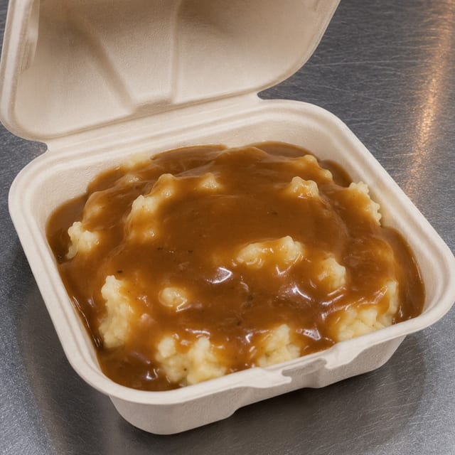 Mashed Potatoes with Gravy.