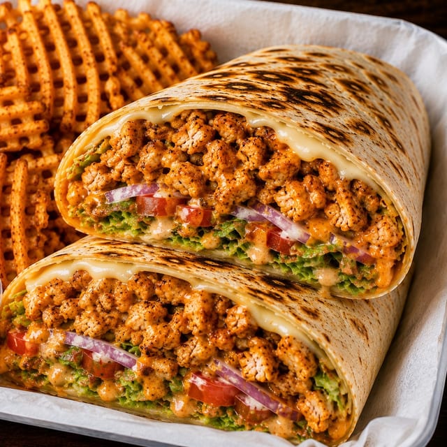 Spicy Chicken Wrap.