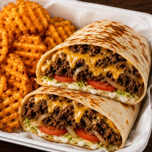 Cheesesteak Wrap.