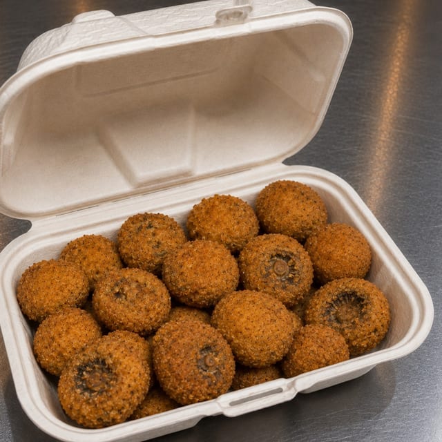Breaded Fried Mushrooms.