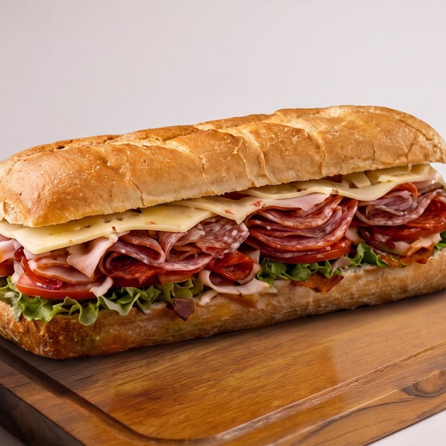 Ham & Cheese Submarine.