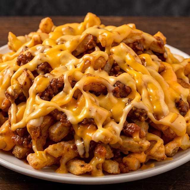 Gravy Fries with Cheese.