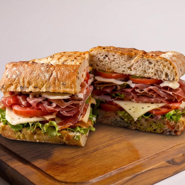 Turkey Club Sandwich.