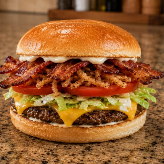 Bacon Cheeseburger.