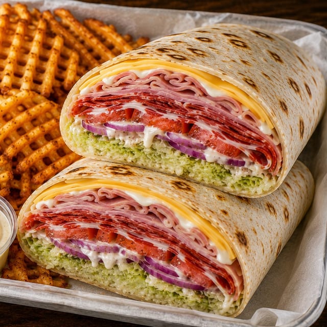American Cold Cut Wrap.